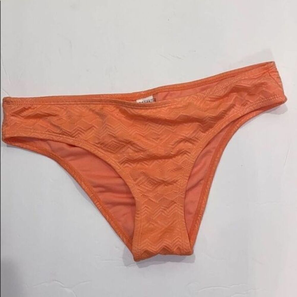 Hot Water Orange Rust Swim Bikini Brief Bottom M